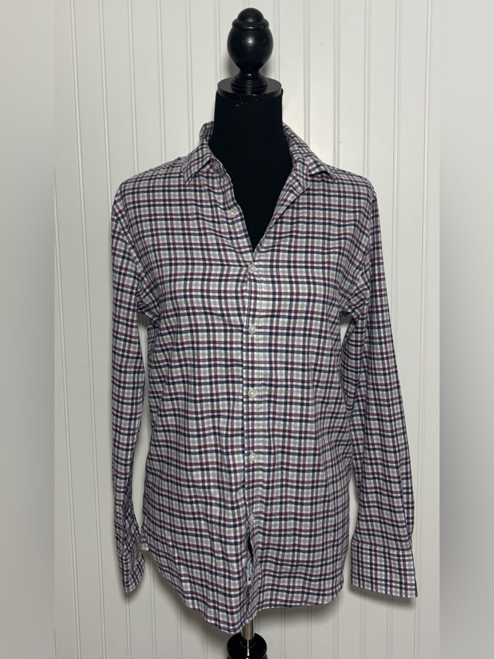 Sperry Premium Apparel Button Down Shirt Plaid Mens Size Small Soft Preppy
